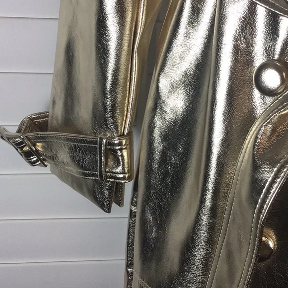 Amylynn gold trench coat - Picture 4 of 6